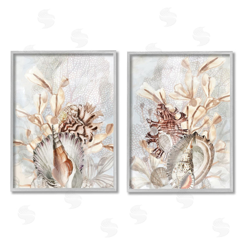 June Erica Vess | Grey & Beige Sea Life