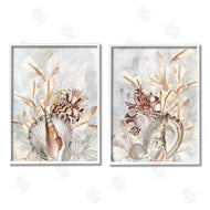 June Erica Vess | Grey & Beige Sea Life