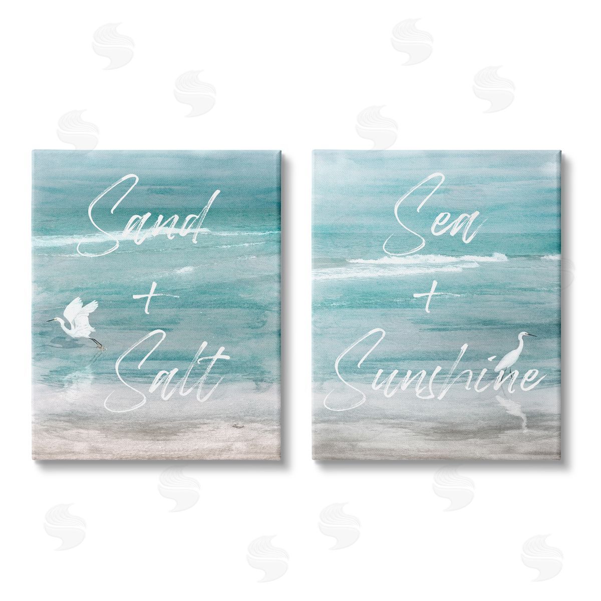 Christine Zalewski Coastal Beach Phrases Canvas Wall Art