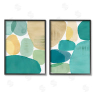 Flora Kouta | Abstract Green Geometric