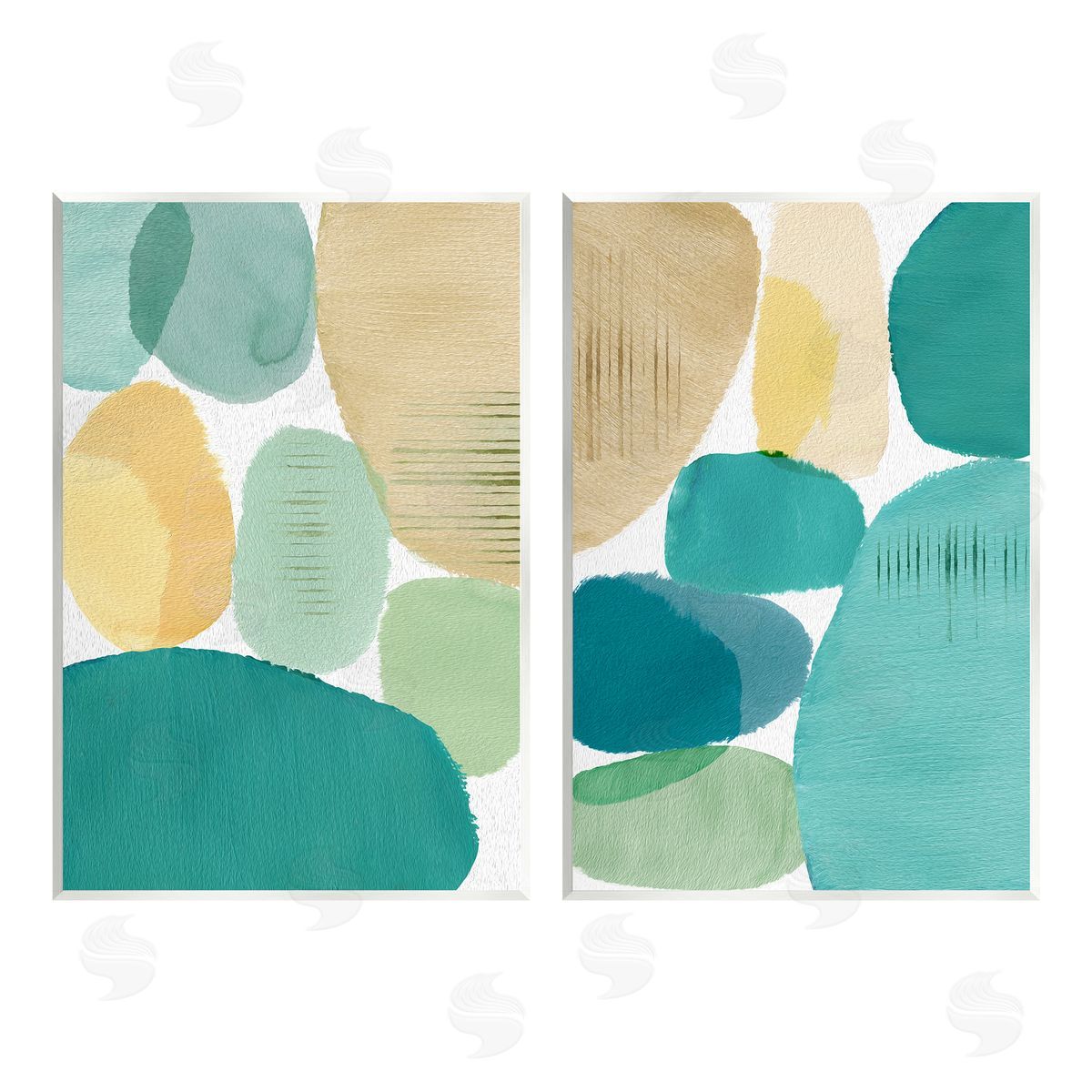 Flora Kouta | Abstract Green Geometric