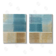 Flora Kouta | Brown & Blue Abstraction