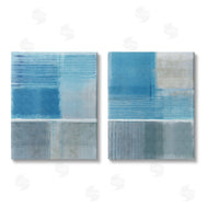 Flora Kouta | Blue Rustic Abstraction