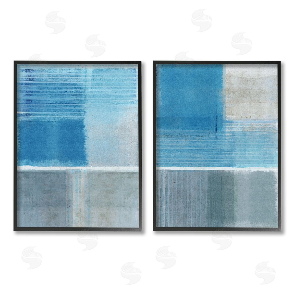 Flora Kouta | Blue Rustic Abstraction