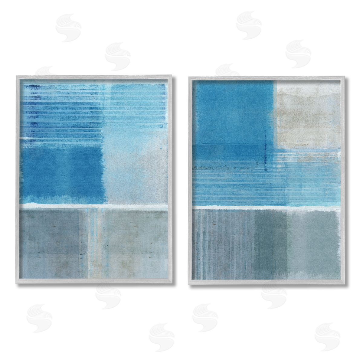 Flora Kouta | Blue Rustic Abstraction