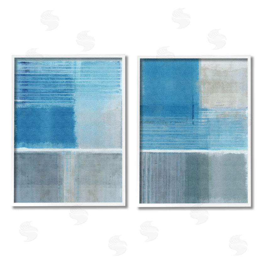 Flora Kouta | Blue Rustic Abstraction