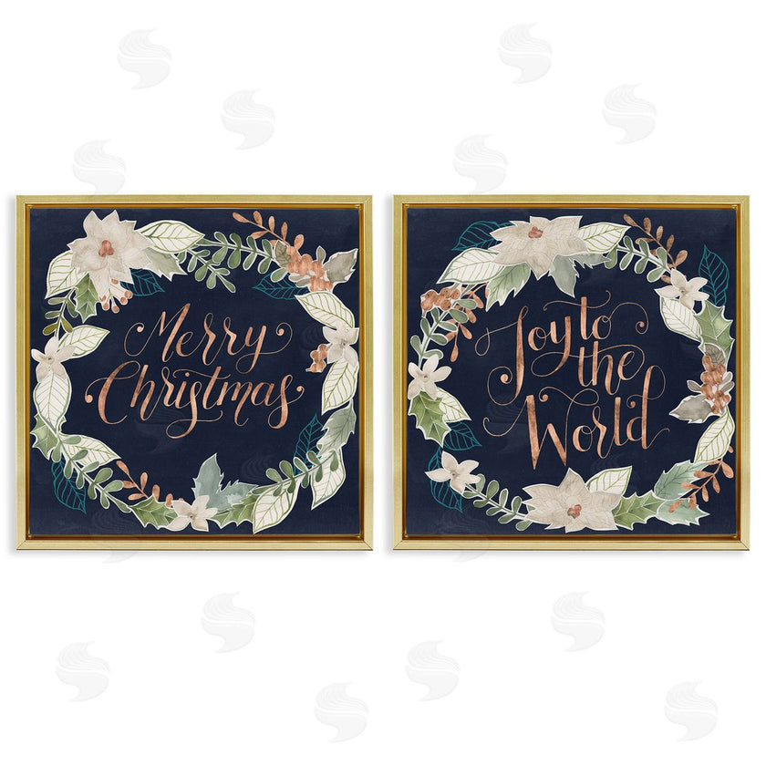 Grace Popp | Merry Christmas Joy Wreath