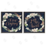 Grace Popp | Merry Christmas Joy Wreath