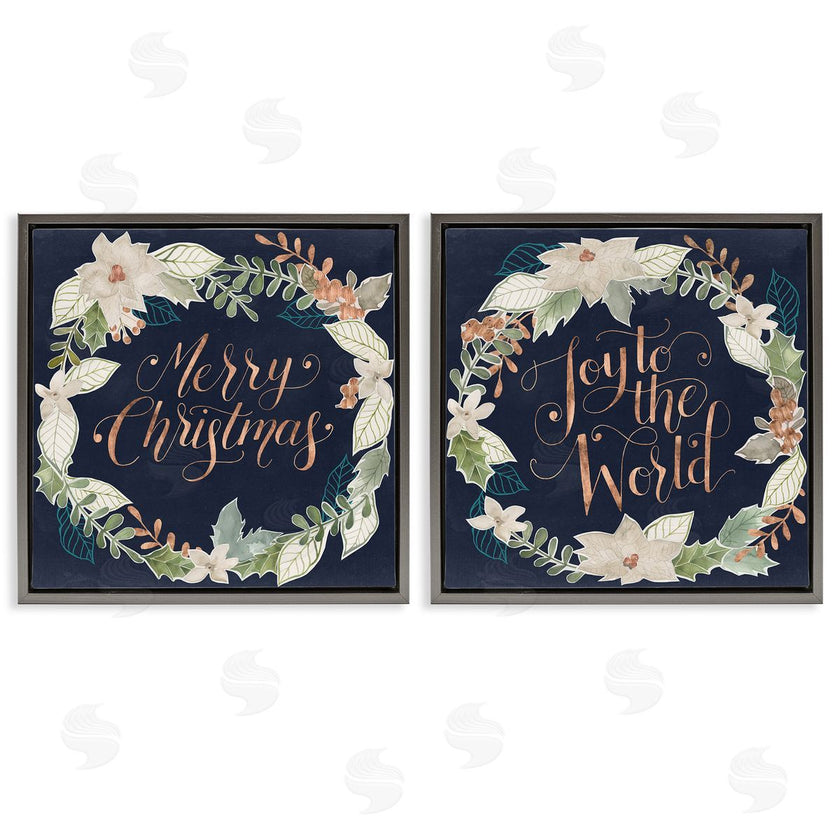 Grace Popp | Merry Christmas Joy Wreath