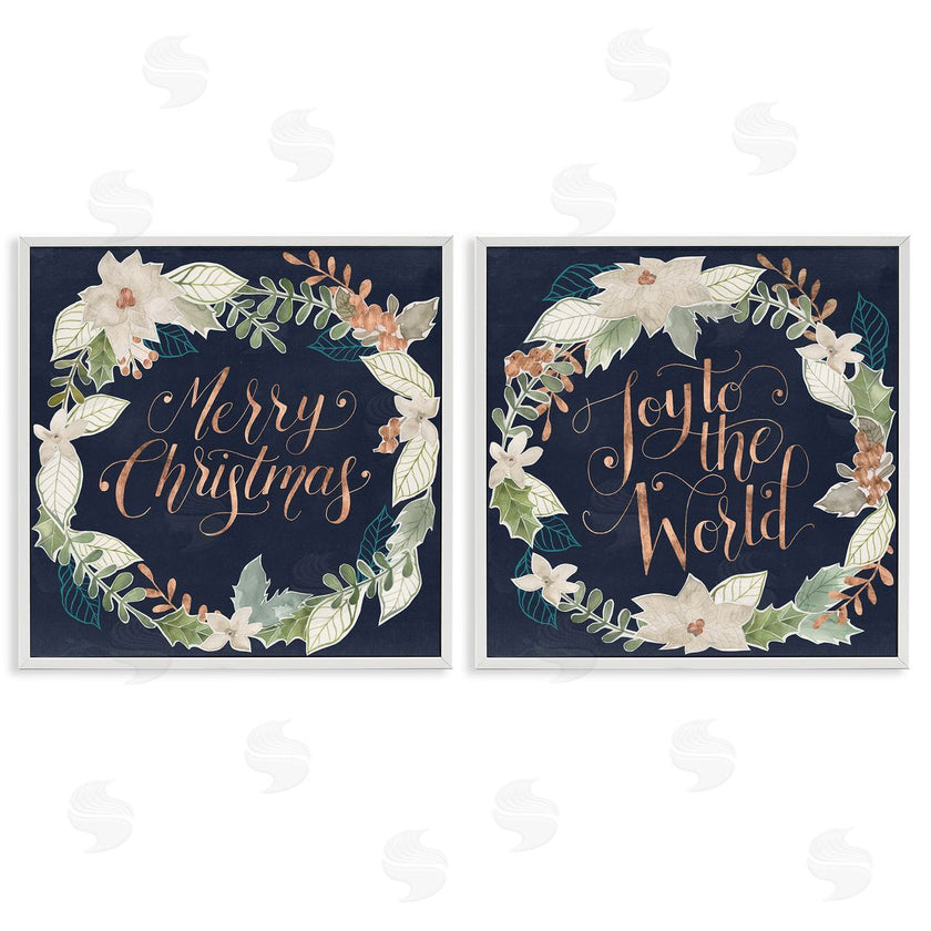 Grace Popp | Merry Christmas Joy Wreath
