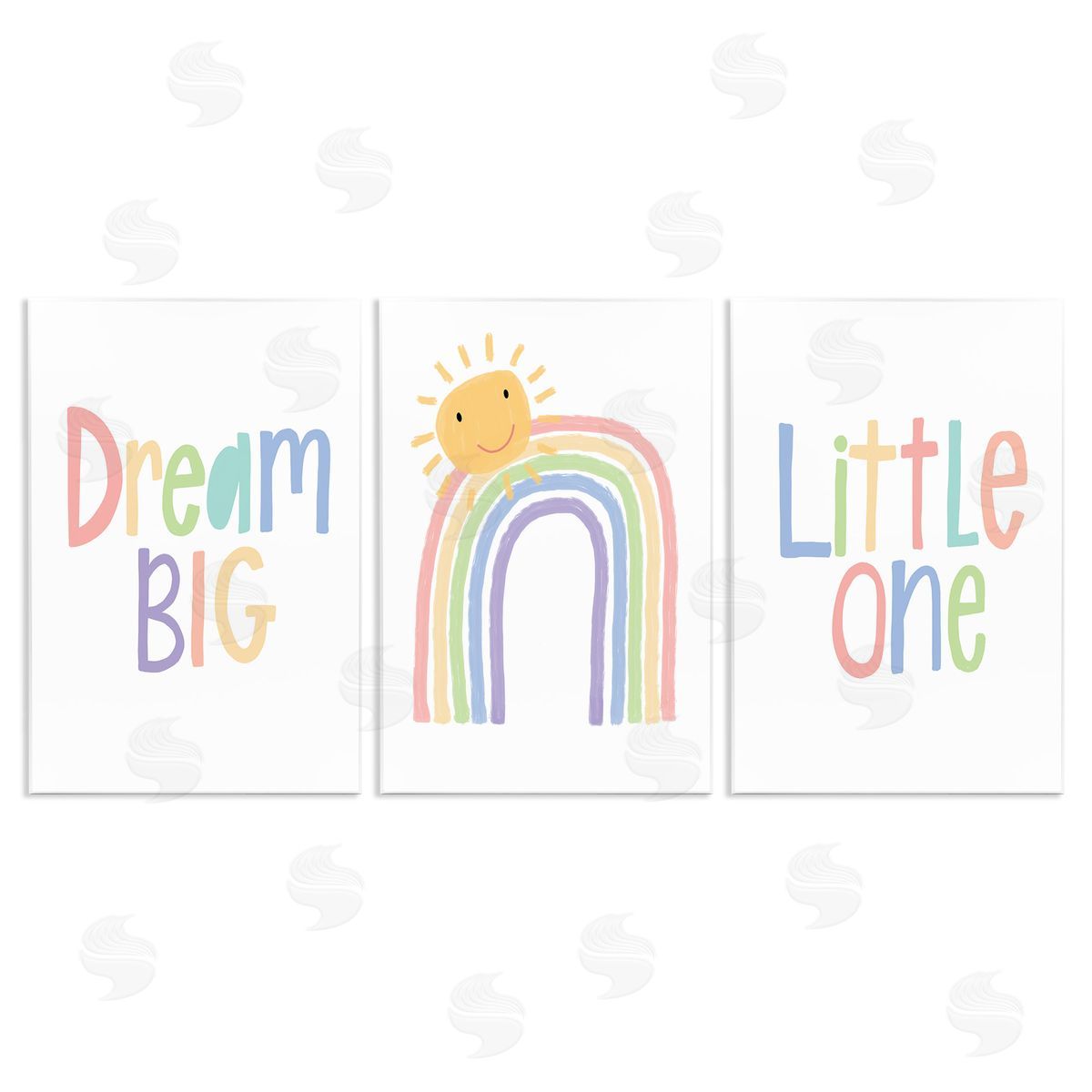 Dream Big Little Illustration Wood Plaque Wall Art, Home Decor by Lisa Larson