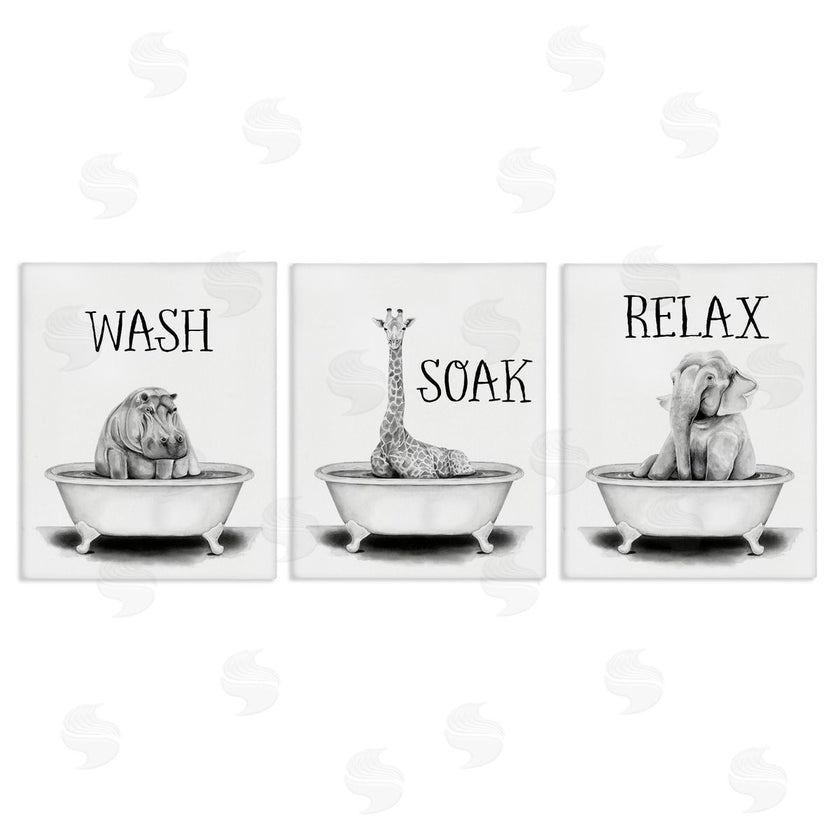 Rachel Nieman | Wash Soak Relax Jungle Animals
