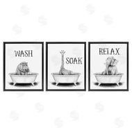 Rachel Nieman | Wash Soak Relax Jungle Animals