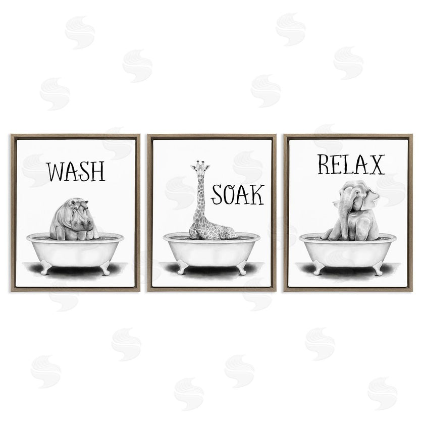 Rachel Nieman | Wash Soak Relax Jungle Animals