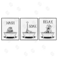 Rachel Nieman | Wash Soak Relax Jungle Animals