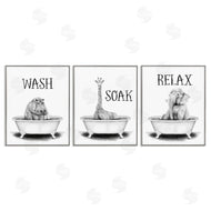 Rachel Nieman | Wash Soak Relax Jungle Animals