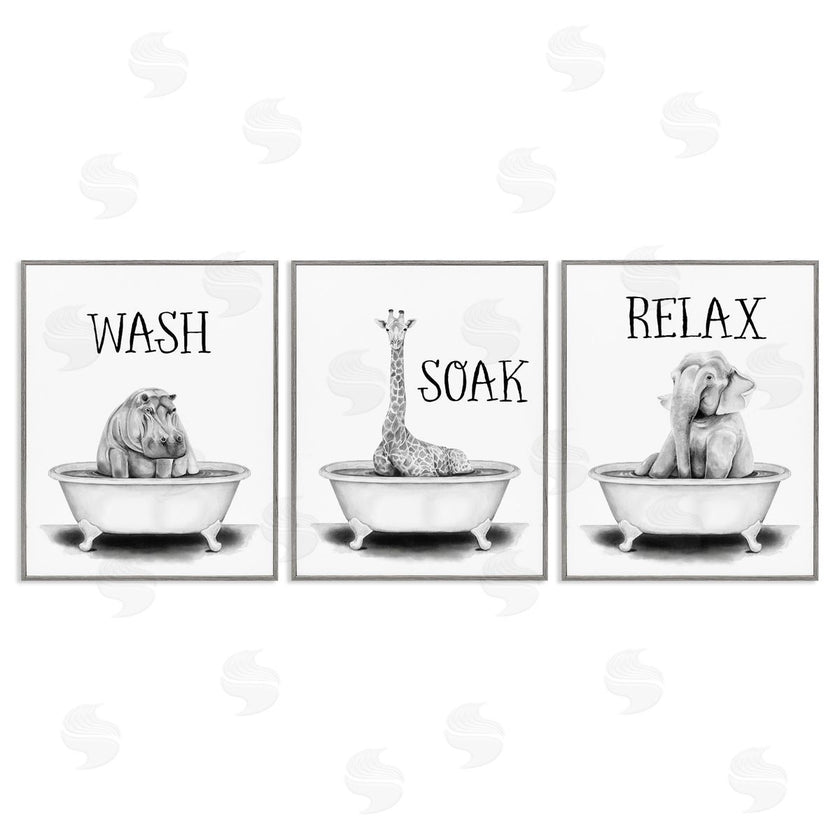 Rachel Nieman | Wash Soak Relax Jungle Animals