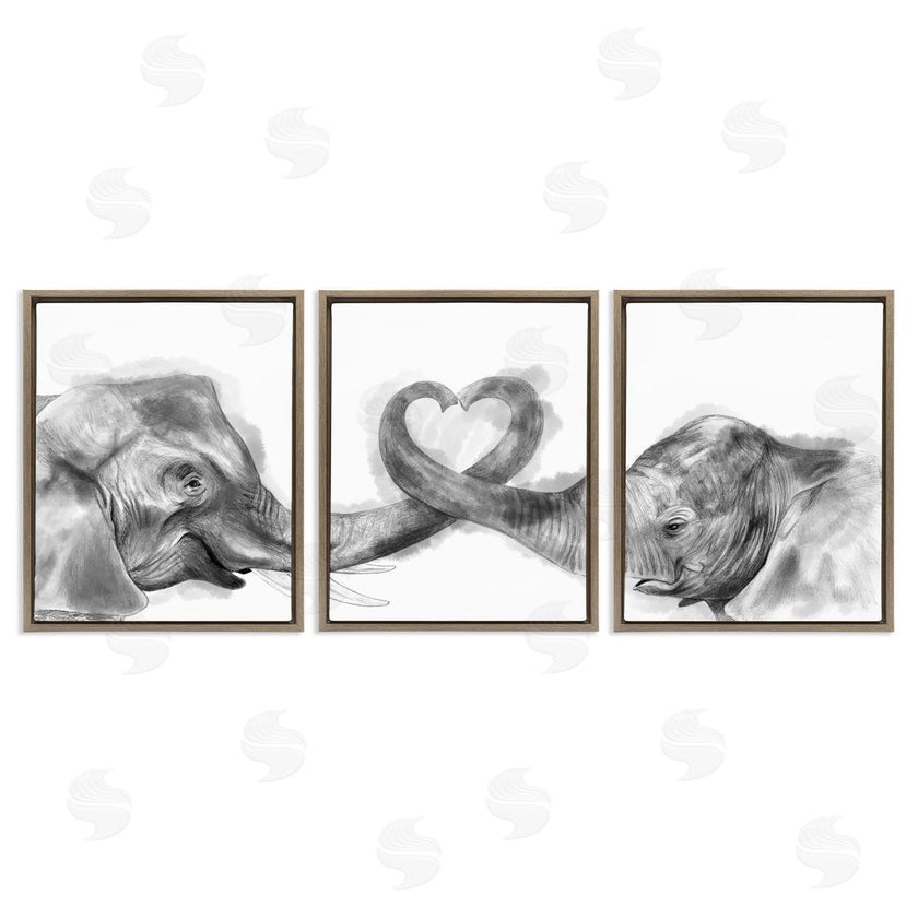 Stupell Studio | Elephant Trunk Heart Shape