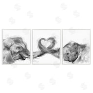 Stupell Studio | Elephant Trunk Heart Shape