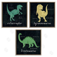 Stupell Studio | Dinosaur Facts Chalk Inspired Design