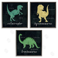 Stupell Studio | Dinosaur Facts Chalk Inspired Design