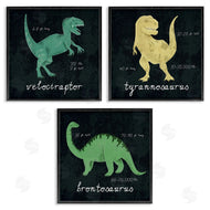 Stupell Studio | Dinosaur Facts Chalk Inspired Design