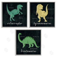 Stupell Studio | Dinosaur Facts Chalk Inspired Design