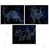 Stupell Studio | Night Sky Dinosaur Constellations