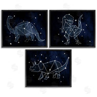 Stupell Studio | Night Sky Dinosaur Constellations