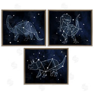 Stupell Studio | Night Sky Dinosaur Constellations