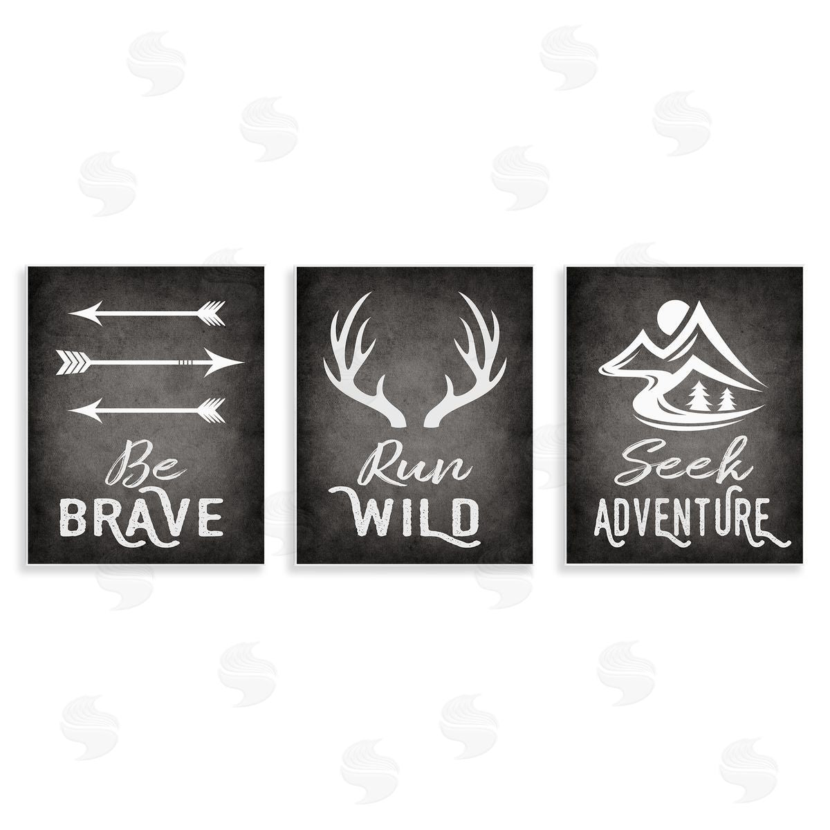 Rustic Adventure Phrases Wood Plaque Wall Art, Home Decor by Ashley Calhoun