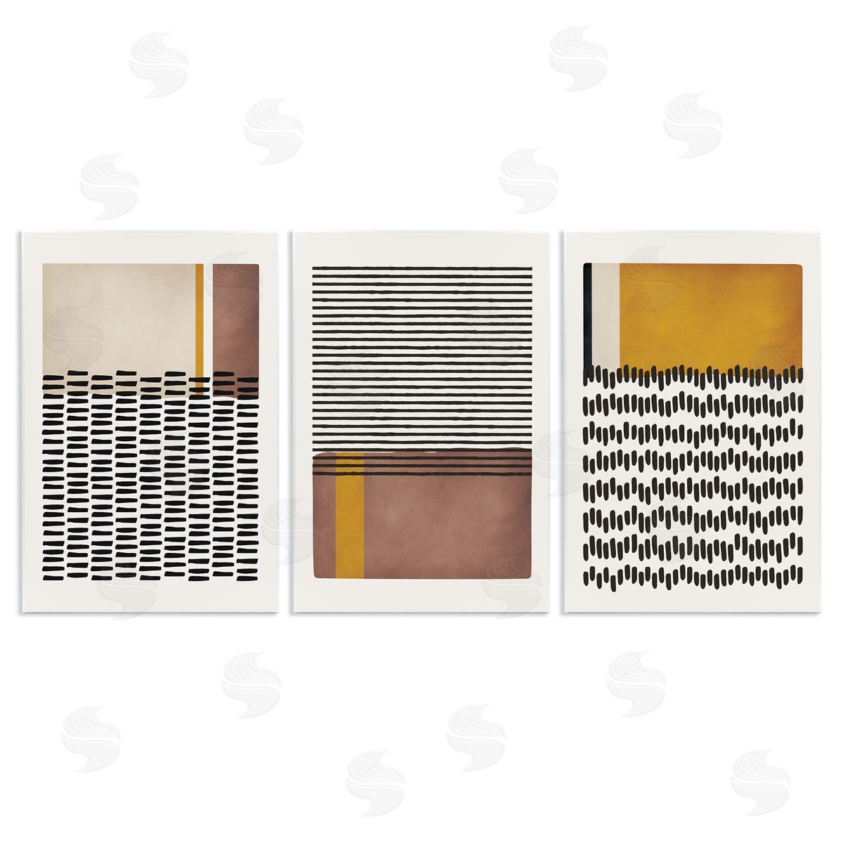 Natural Lines Pattern Abstract Wood Plaque Wall Art, Home Decor by JJ Design House, LLC