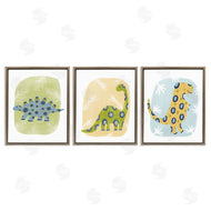 Lisa Nohren | Three Patterned Dinosaurs