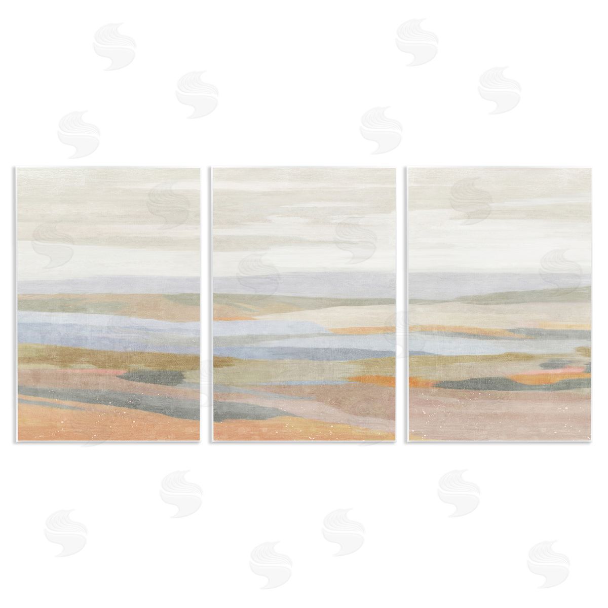 Beachy Mellow Landscapes Wood Plaque Wall Art, Home Decor by Suzanne Nicoll