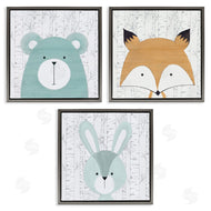 Kim Allen | Whimsical Woodland Nursery Animals