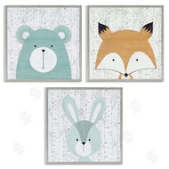 Kim Allen | Whimsical Woodland Nursery Animals