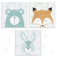 Kim Allen | Whimsical Woodland Nursery Animals