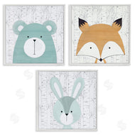 Kim Allen | Whimsical Woodland Nursery Animals