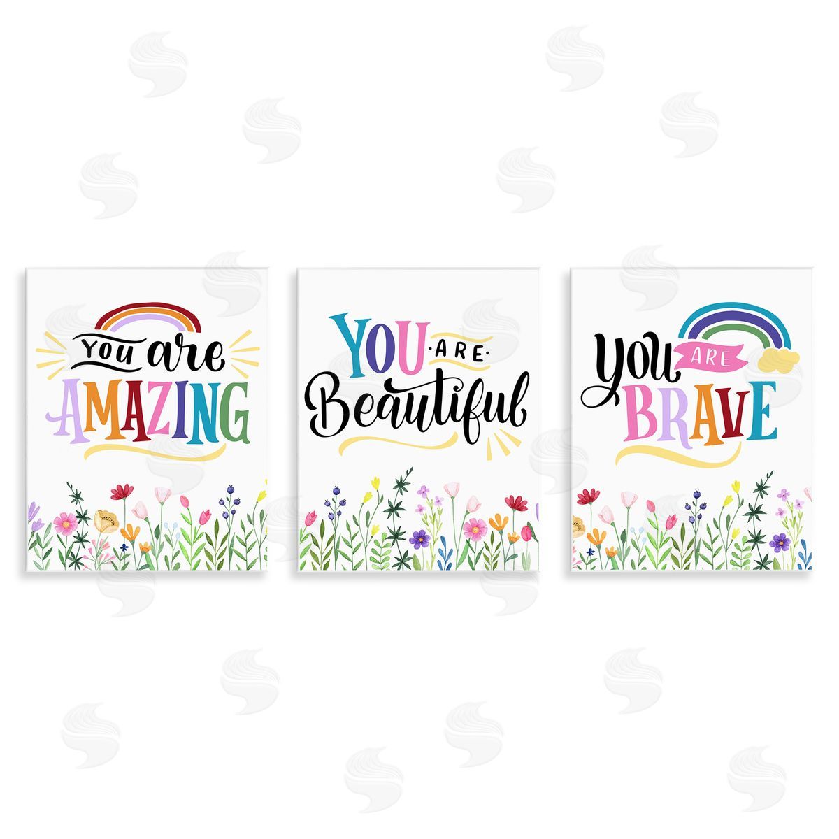 Confidence Sentiments with Florals Wood Plaque Wall Art, Home Decor by Kim Allen