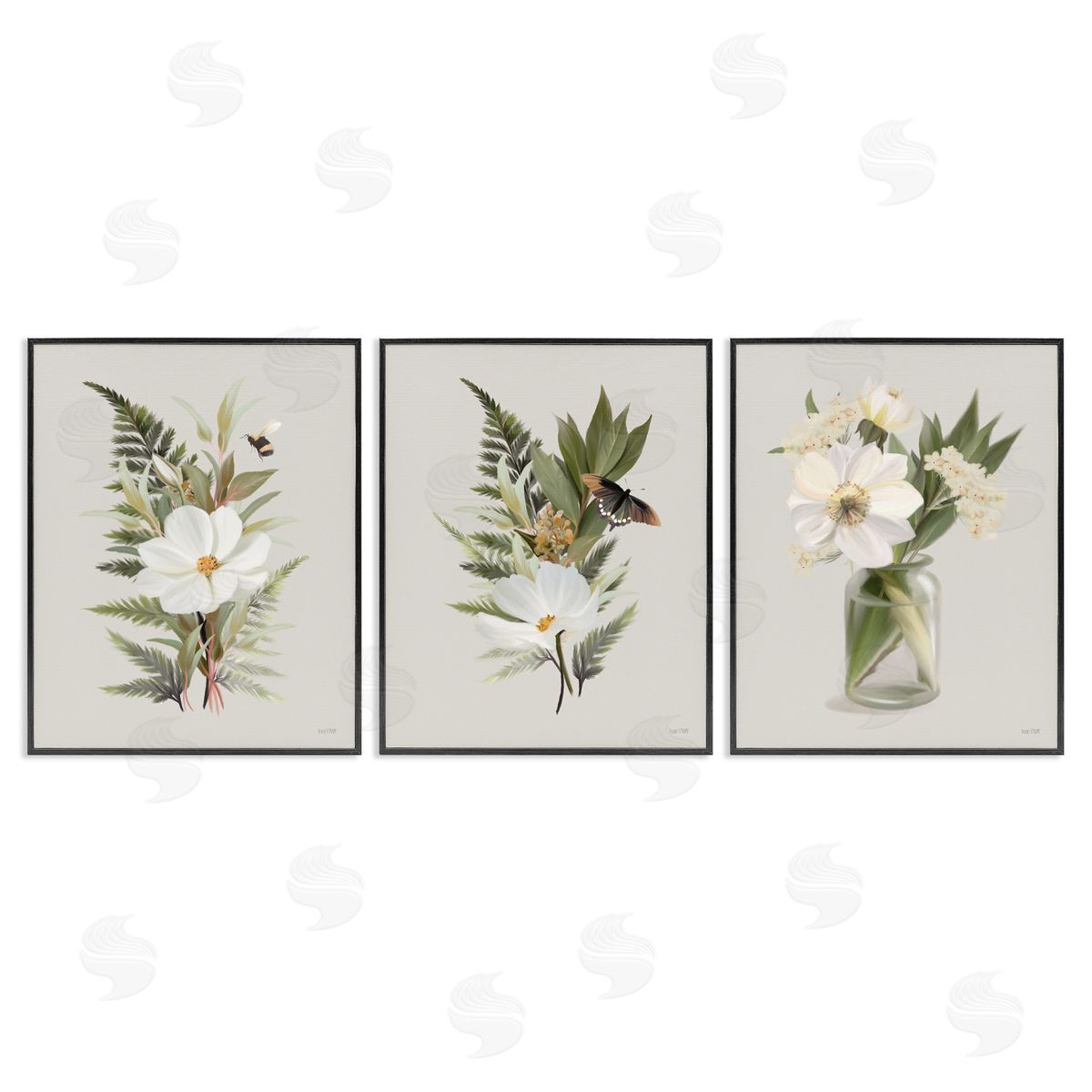 Country Magnolia Bundles Black Frame Print Wall Art, Home Decor by House Fenway