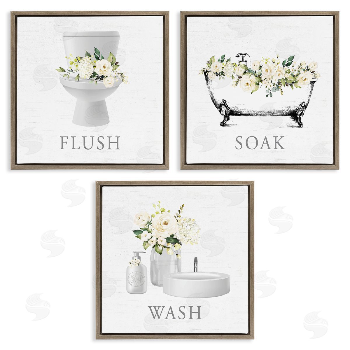 Lettered and Lined | Flush Soak Wash Bathroom Rules