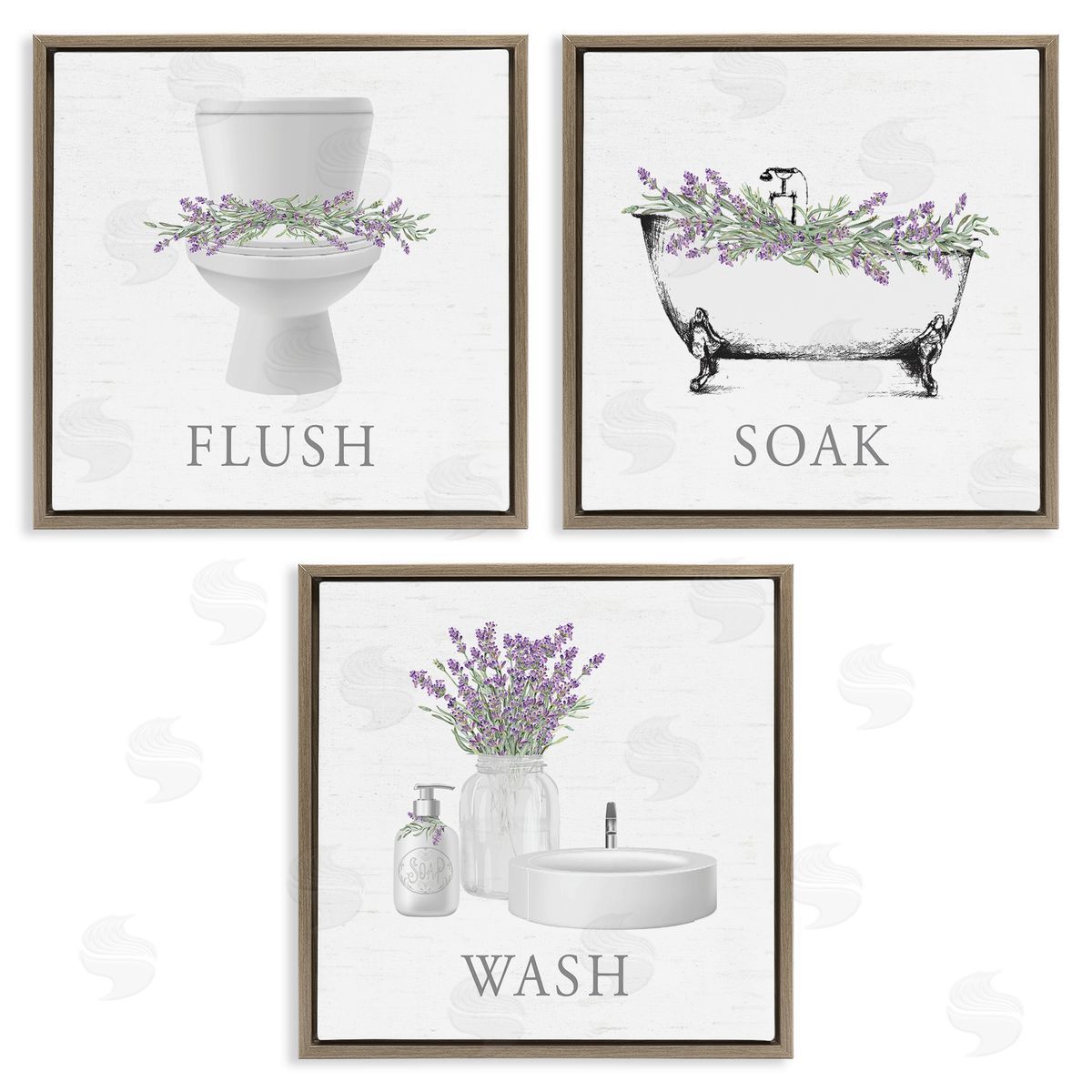 Lettered and Lined | Bathroom Rules with Lavender