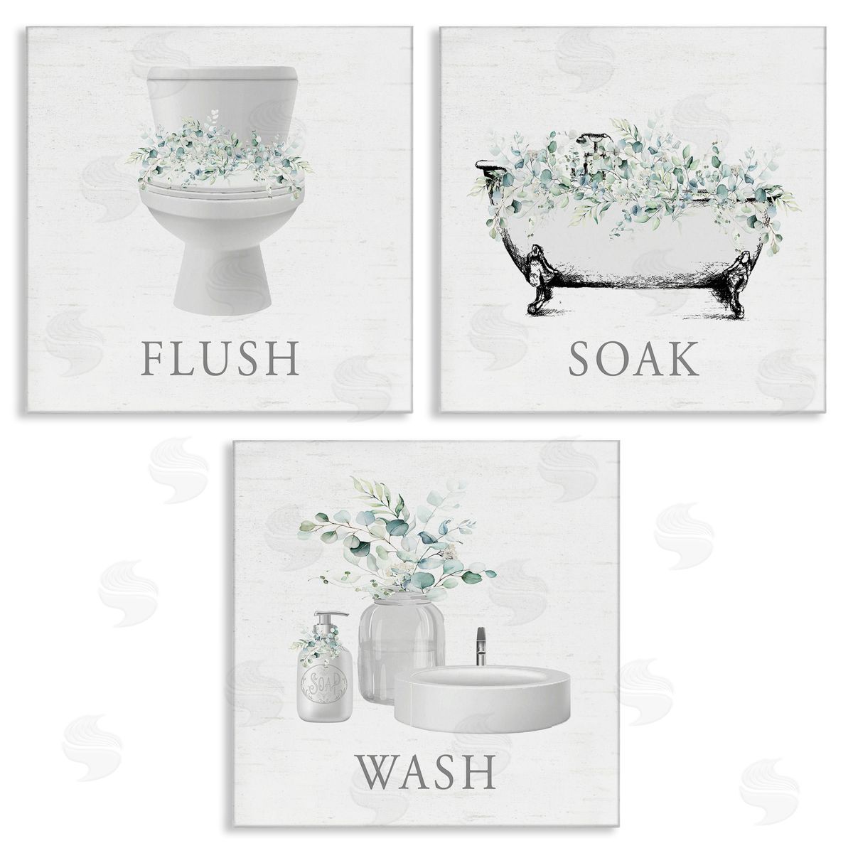 Lettered and Lined | Bathroom Rules with Eucalyptus