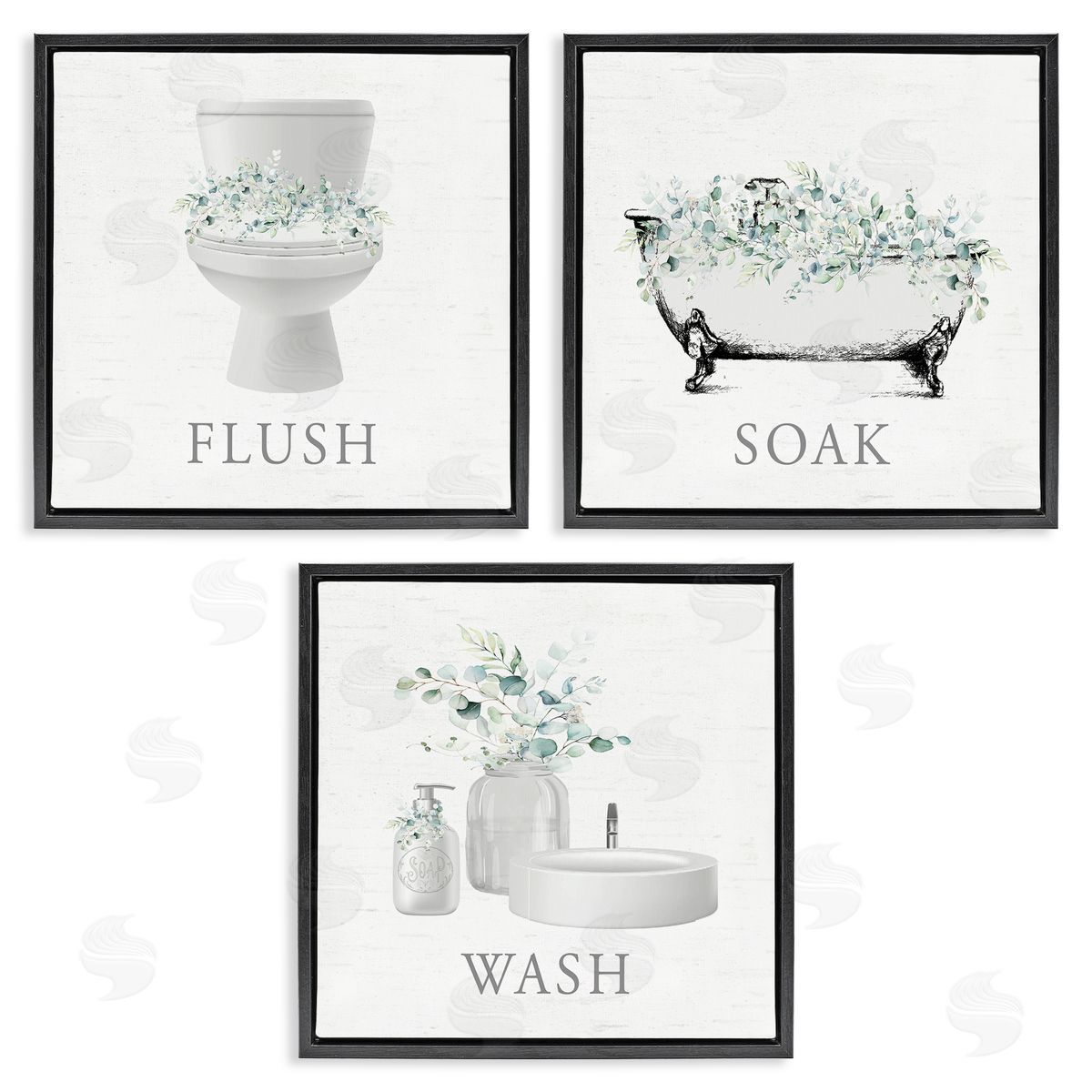 Lettered and Lined | Bathroom Rules with Eucalyptus