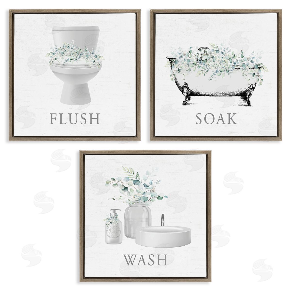 Lettered and Lined | Bathroom Rules with Eucalyptus