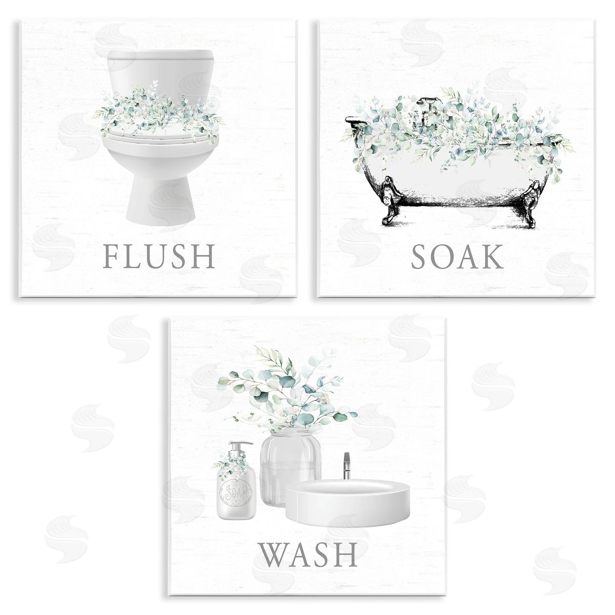 Lettered and Lined | Bathroom Rules with Eucalyptus
