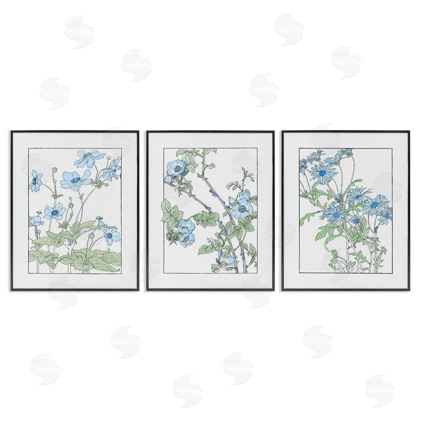 CAD Designs | Wild Blooms with Detailed Outlines