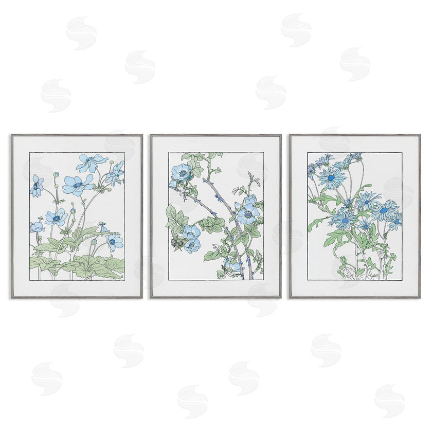 CAD Designs | Wild Blooms with Detailed Outlines