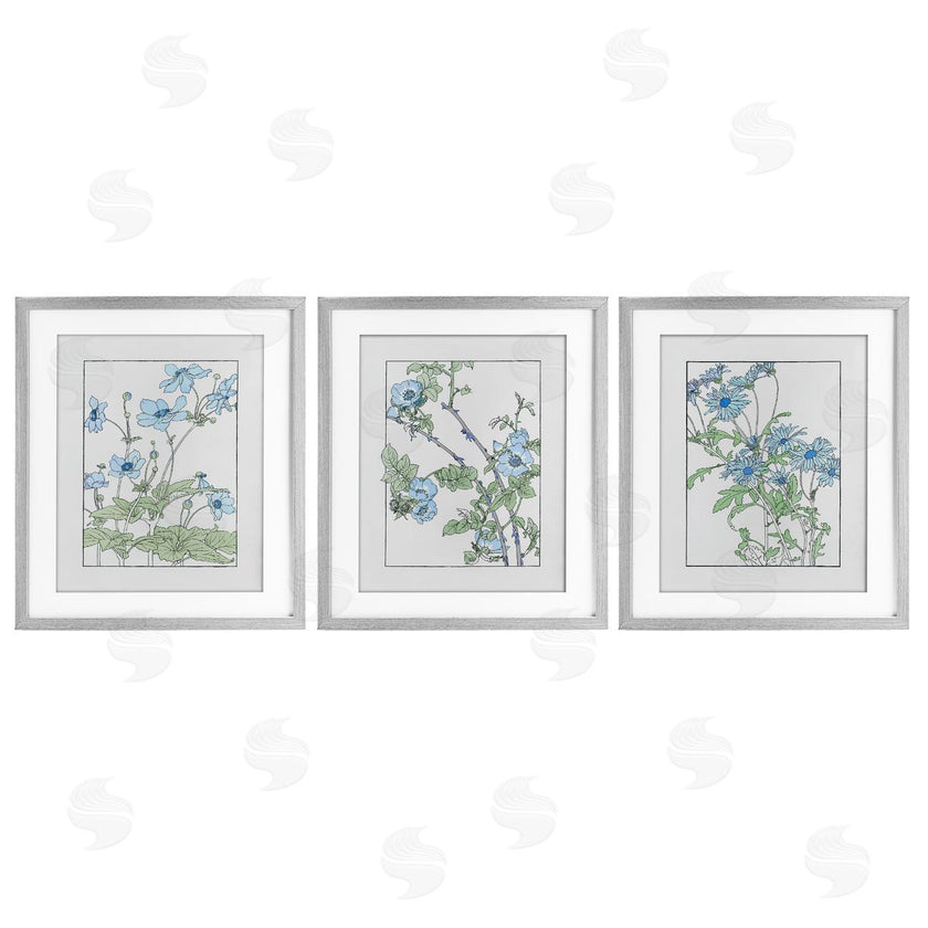 CAD Designs | Wild Blooms with Detailed Outlines
