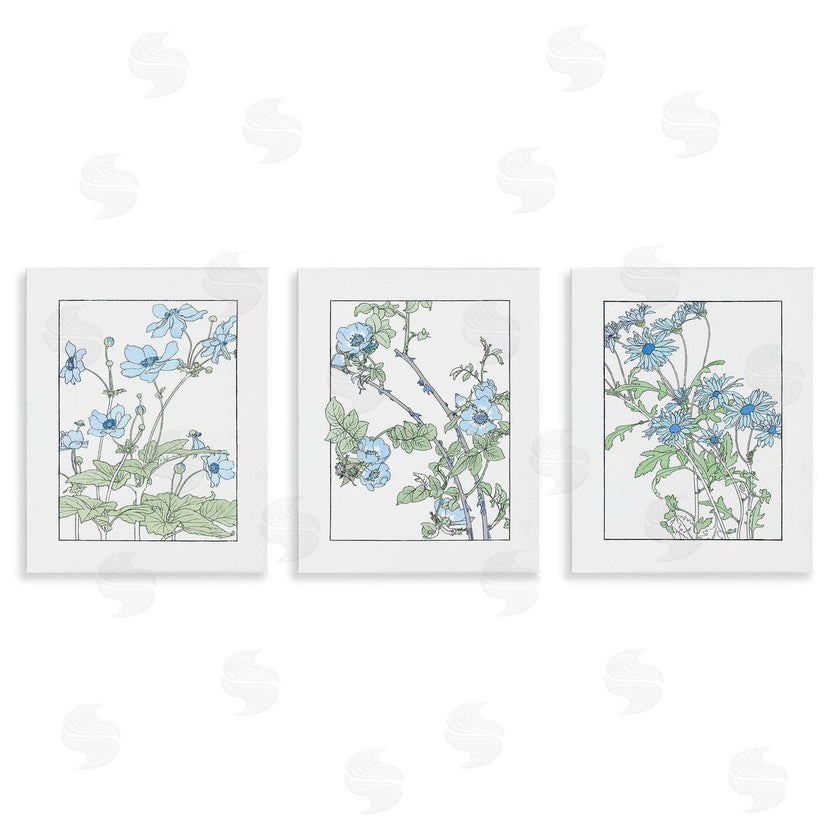 CAD Designs | Wild Blooms with Detailed Outlines